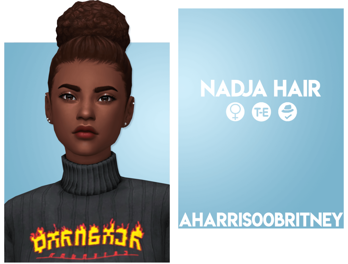 Sims 4 Nadja Hair