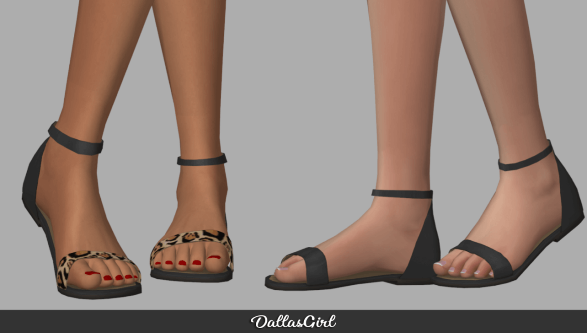 Sims 4 Shoes cc – Dawn Sandals – New Mesh