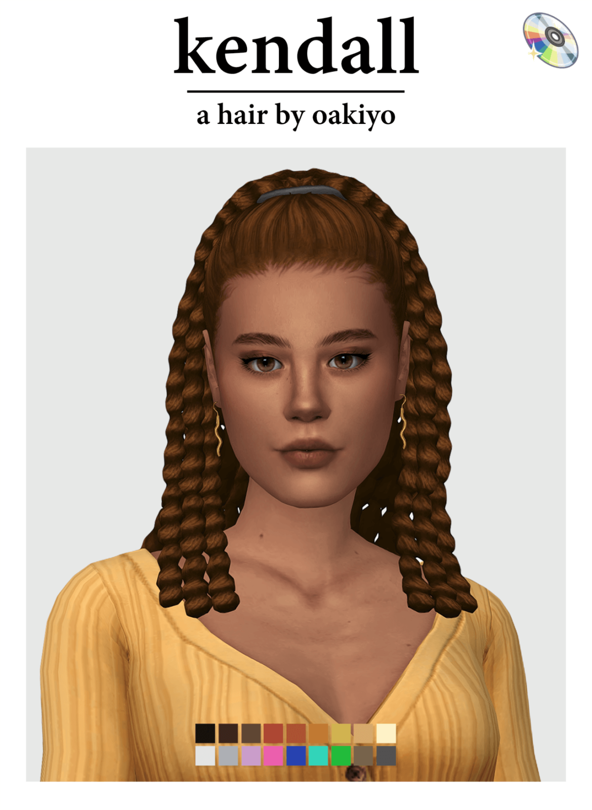 Sims 4 Maxis Match Hair – Kendall Hair