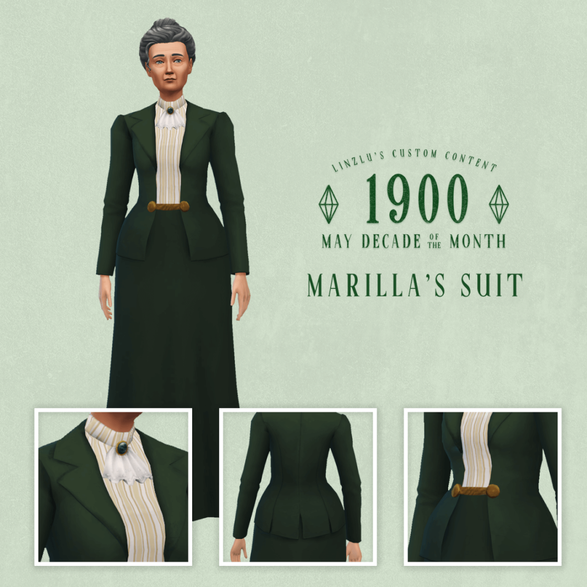 Sims 4 Clothing cc – Marilla’s Suit