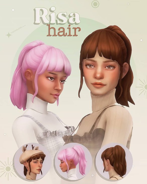 Sims 4 Risa hair