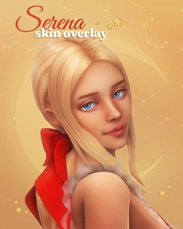 Sims 4 Serena skin overlay