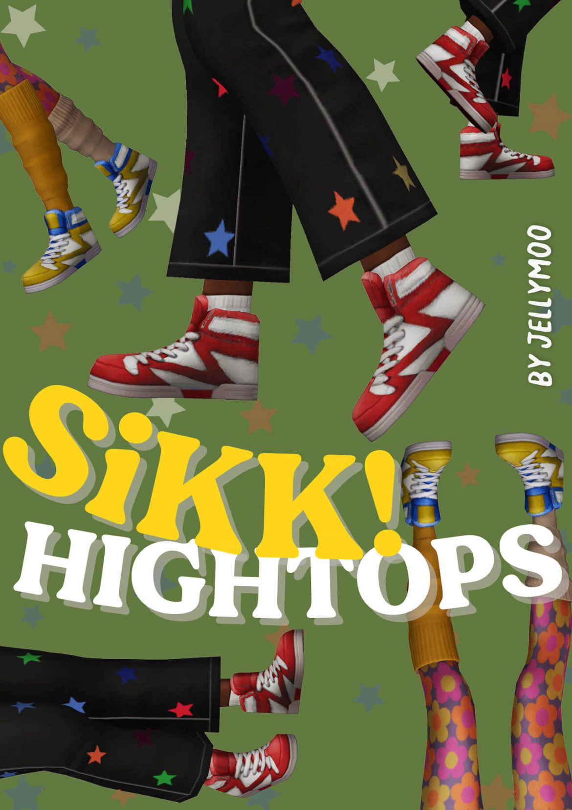 Sims 4 Shoes cc – SIKK! HIGHTOPS