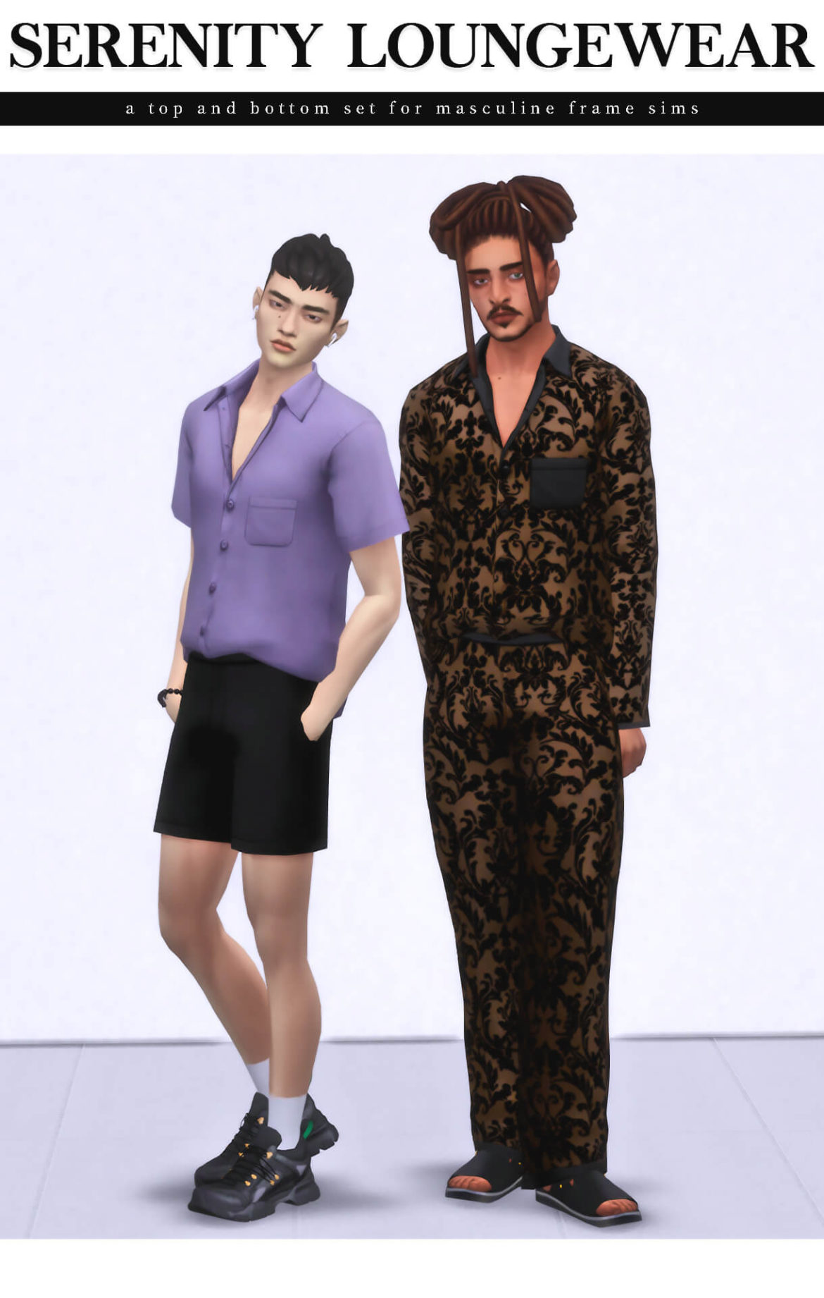 Sims 4 Clothing cc – Serenity Loungewear Set