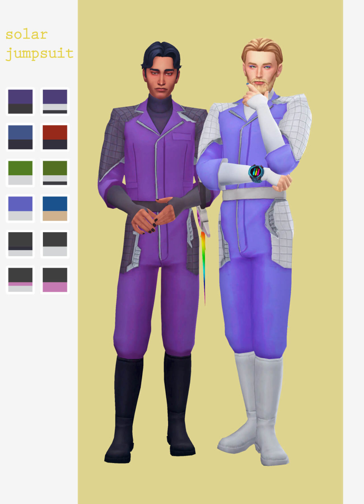 Sims 4 Clothing cc – Solar jumpsuit