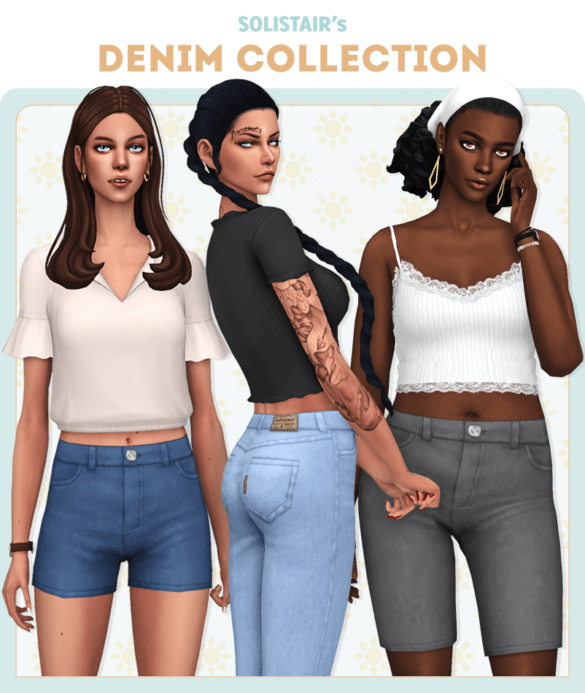 Sims 4 Denim Collection