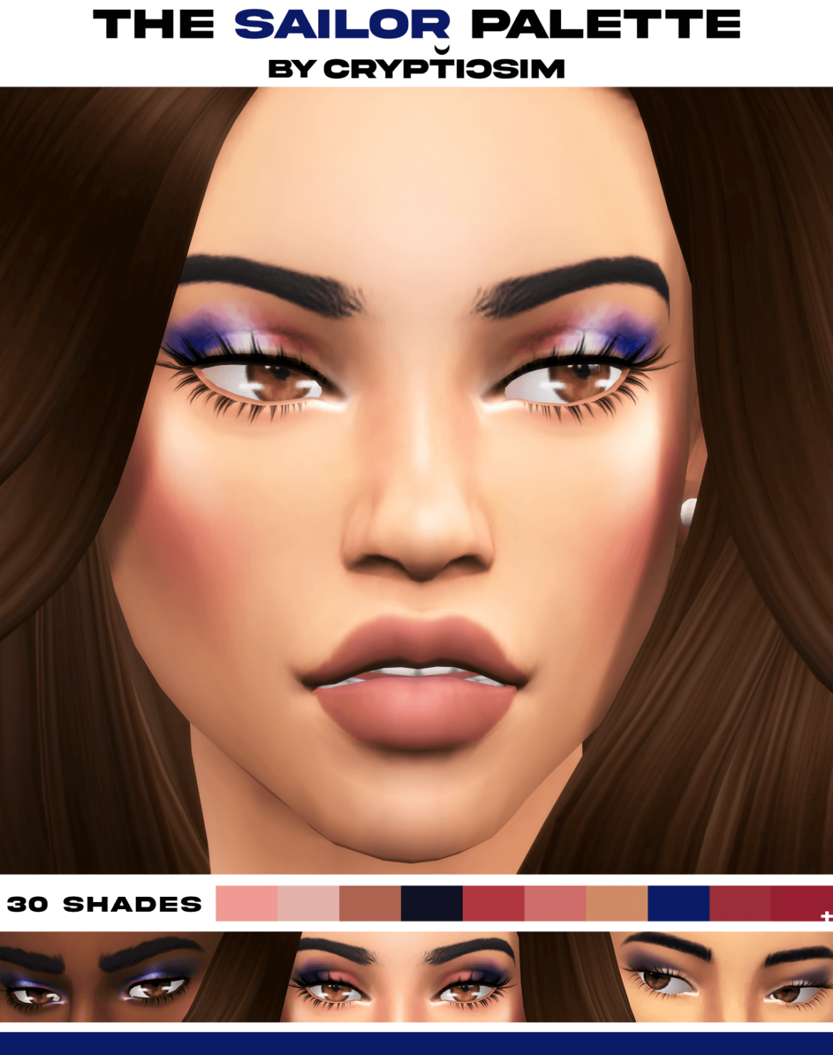 Sims 4 Makeup cc – THE SAILOR PALETTE