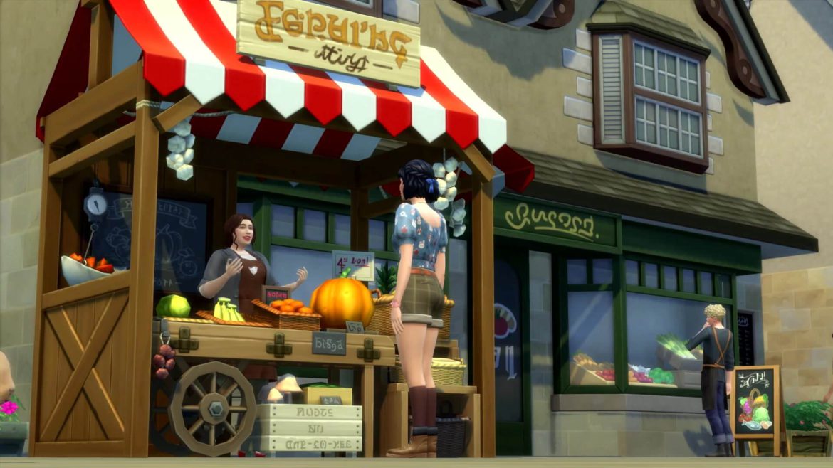 The Sims 4 Cottage Living: Grocery Shops and Deliveries