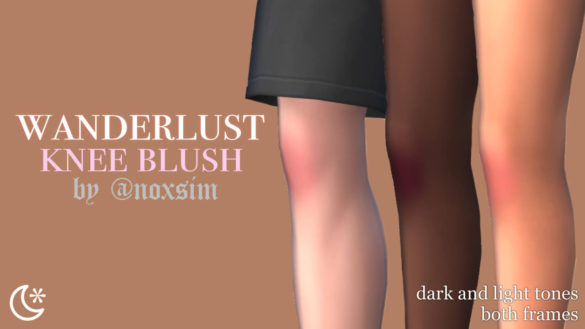 Sims 4 Makeup cc – Wanderlust Knee Blush