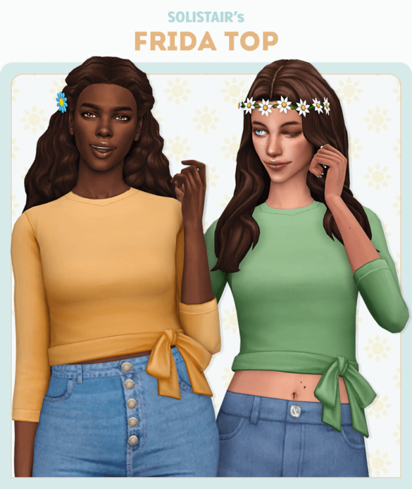 Sims 4 Frida Top