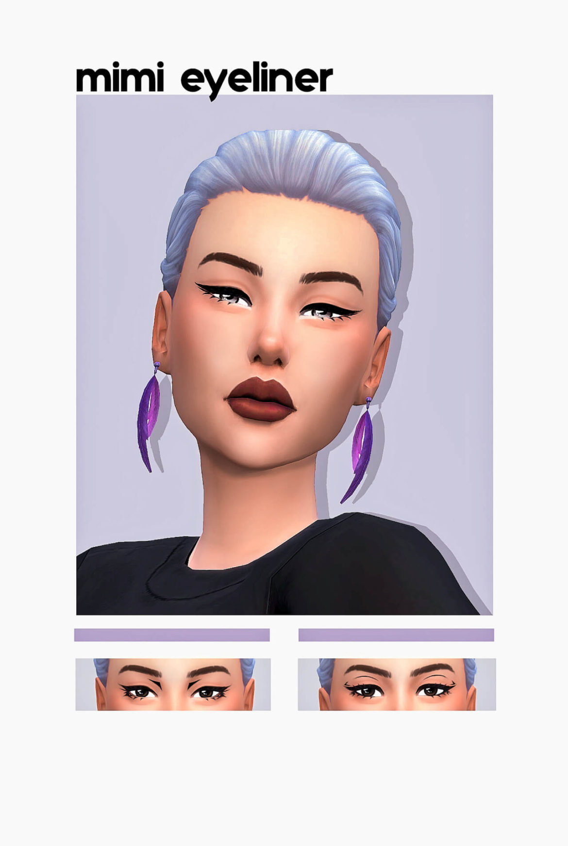 Sims 4 Makeup cc – mimi eyeliner