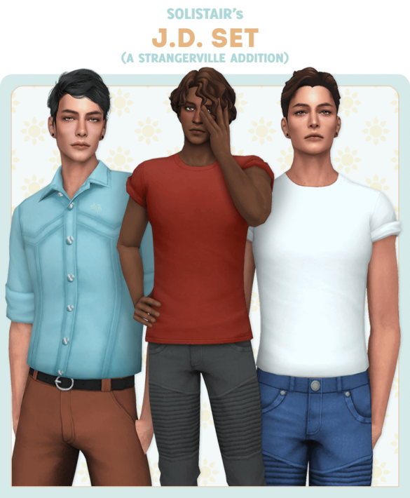 Sims 4 J.D. Set StrangerVille addition!