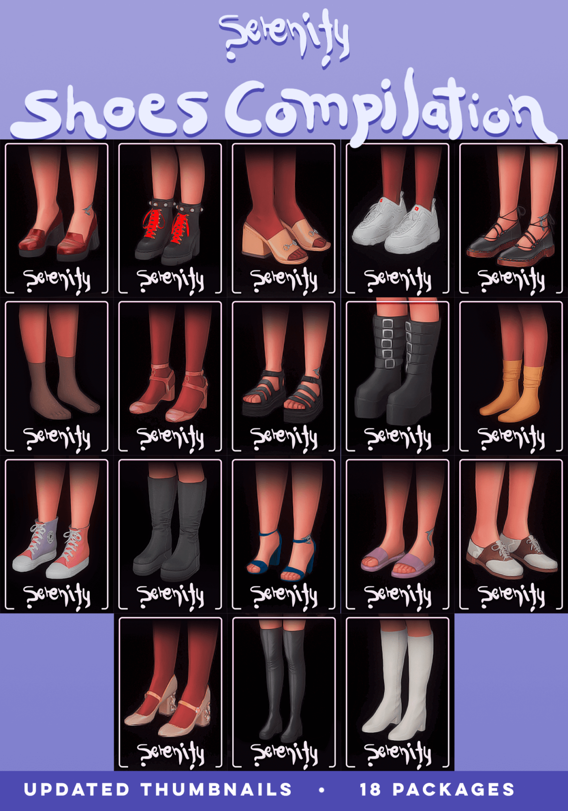 Sims 4 Shoe Compilation