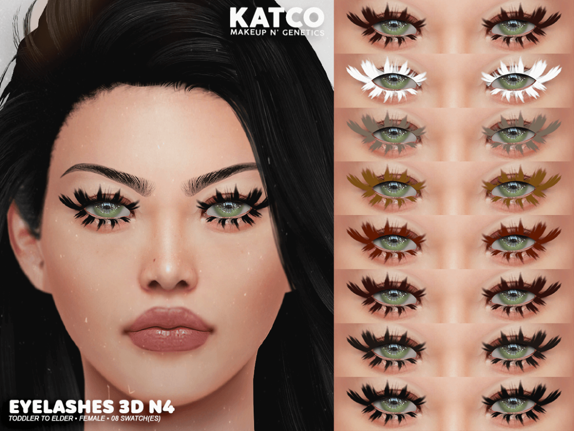 Sims 4 3D Eyelashes N4