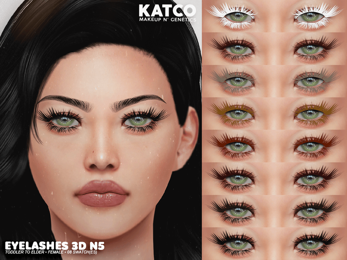 sims 4 eyelashes skin detail