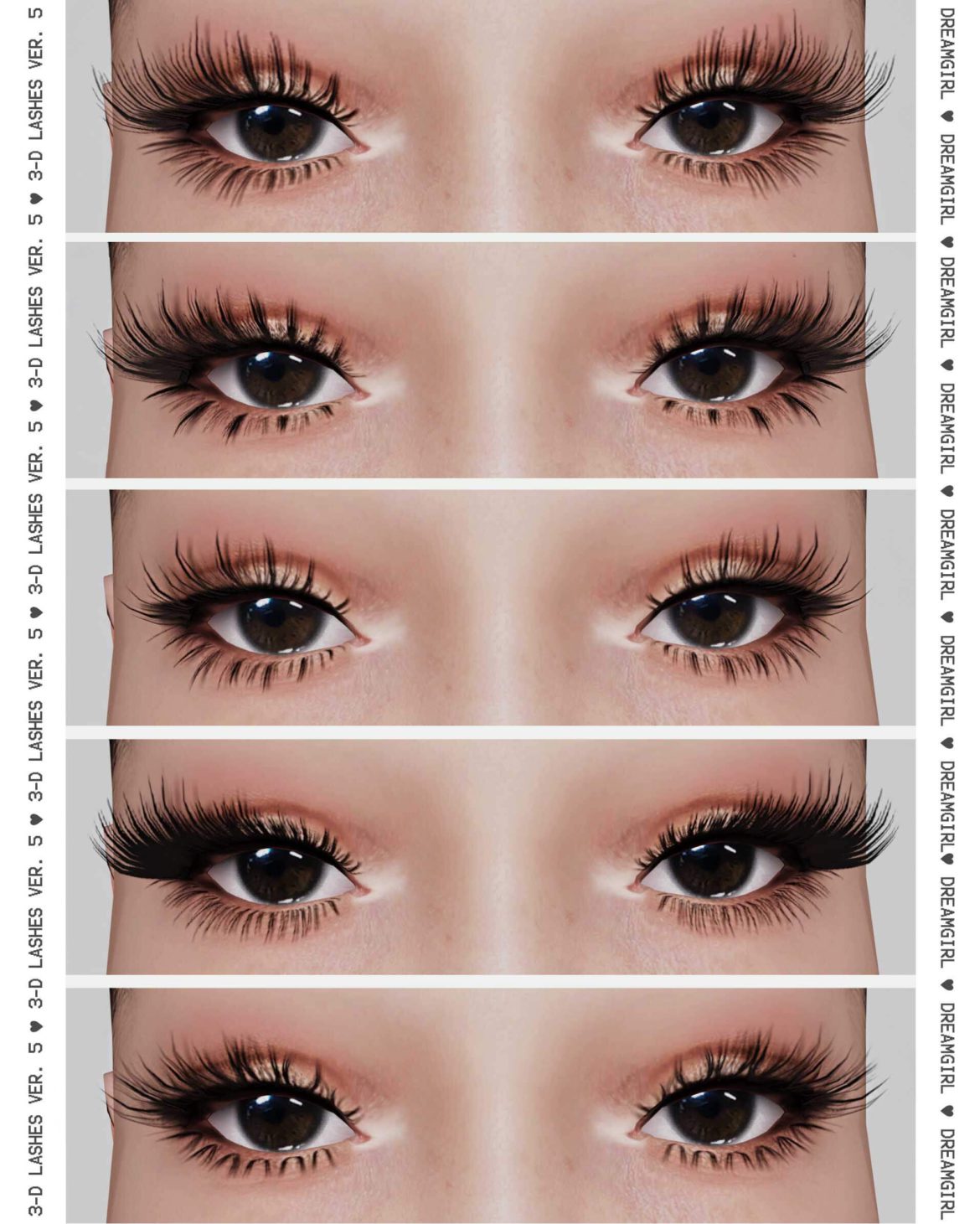 Sims 4 3D Lashes Ver.5