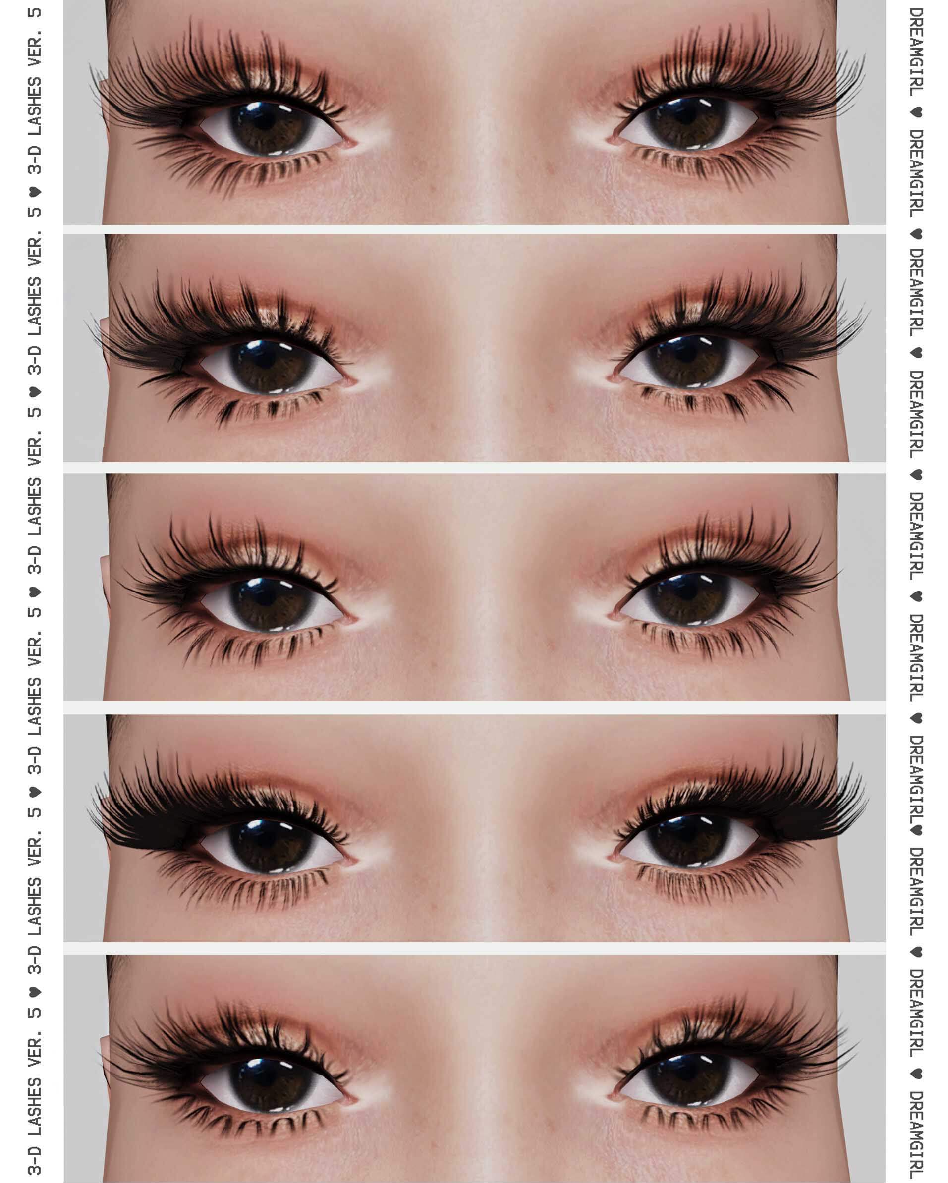 sims 4 eyelashes 3d