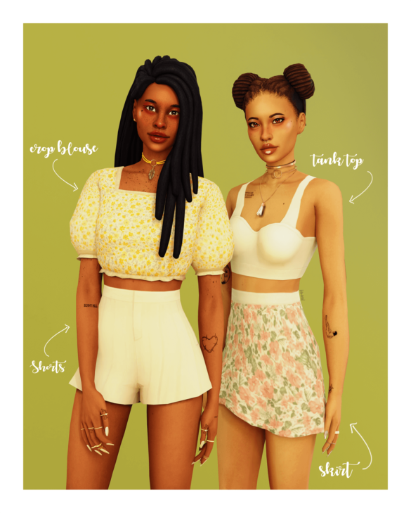 Sims 4 AURORA COLLECTION