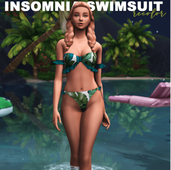 Sims 4 Insomnia Swimsuit Recolor