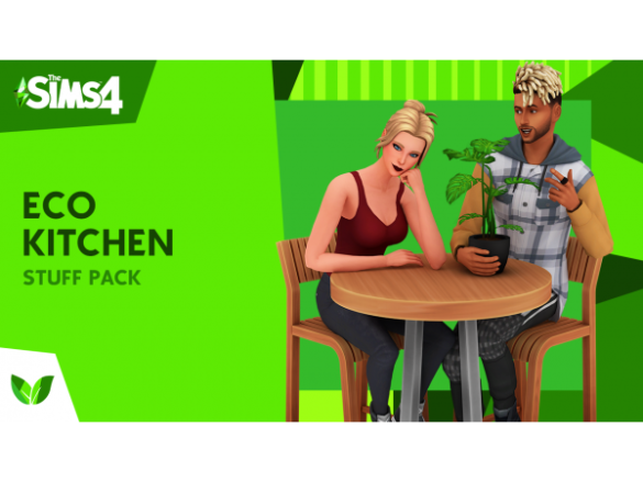 The Sims 4 Eco Kitchen CC Stuff Pack