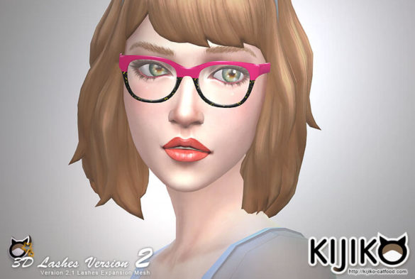 Sims 4 3D Lashes Version2 for Skin Detail