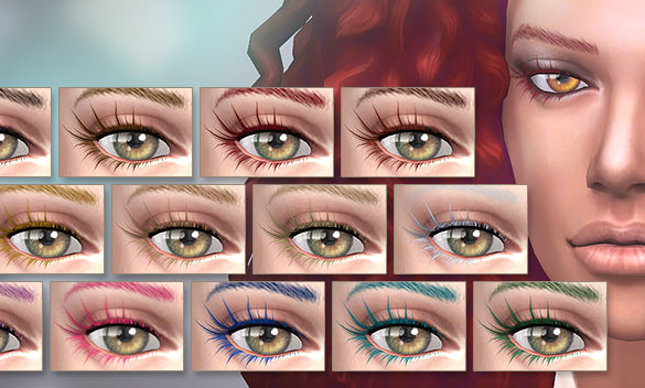 the sims 4 custom content eyelashes