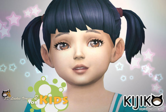 Sims 4 3D Lashes Version2 for Kids