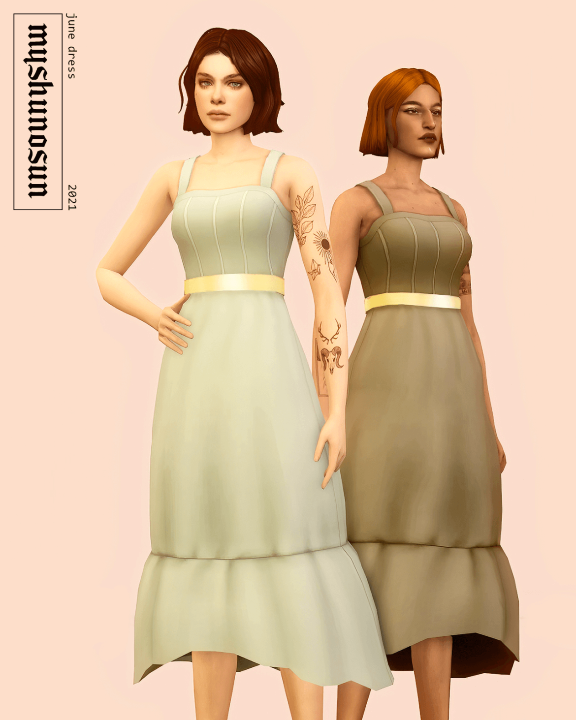 Sims 4 june dress MiCat Game
