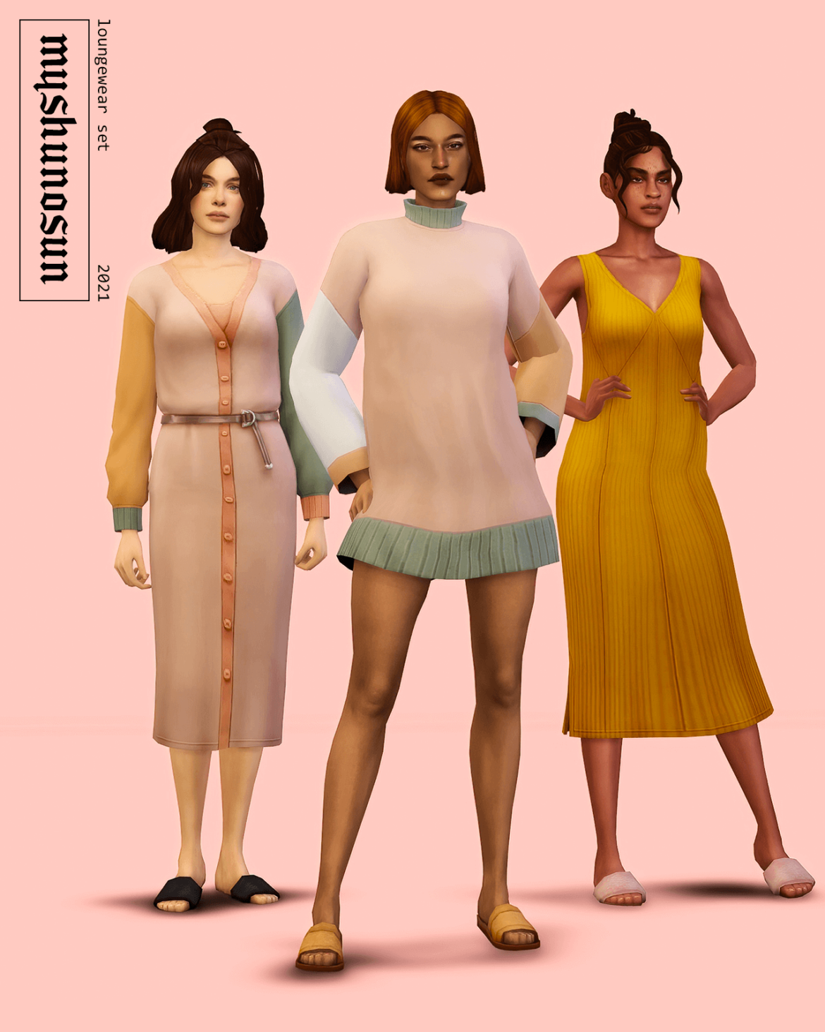 Sims 4 comfy loungewear set - MiCat Game