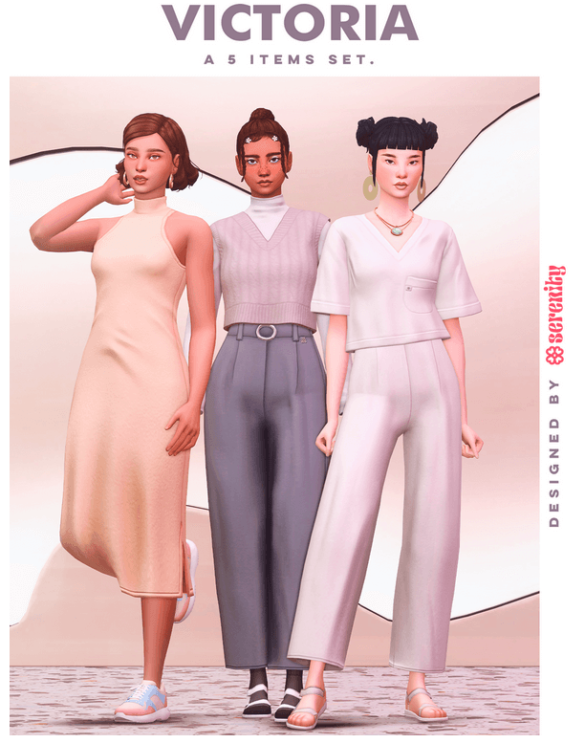 Sims 4 Victoria SET