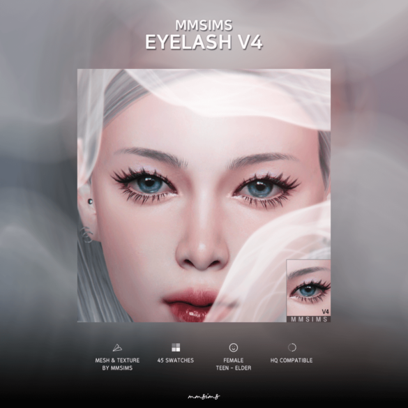 Sims 4 MMSIMS Eyelash v4