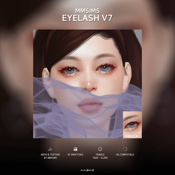 Sims 4 MMSIMS Eyelash v7