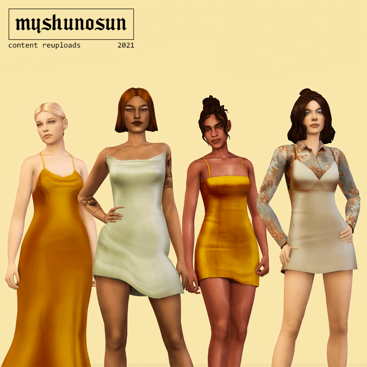 Sims 4 almond outfit