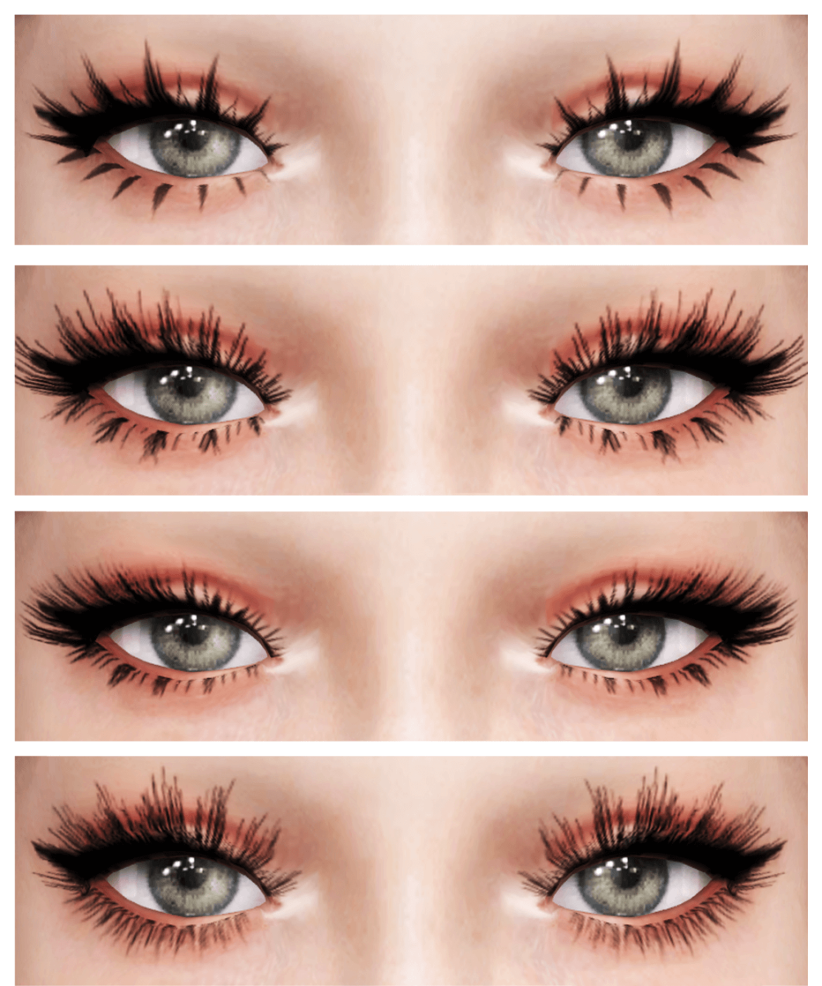 Sims 4 dreamgirl 3D lashes