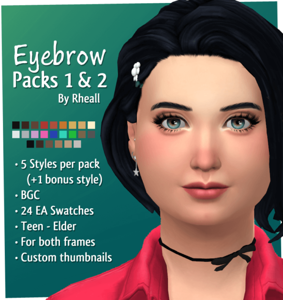 Sims 4 Eyebrow Pack 1