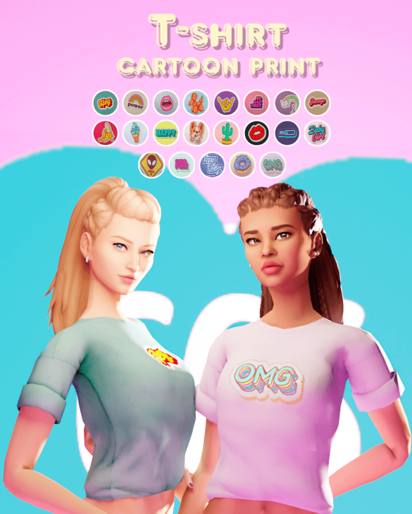 Sims 4 Maxis match t-shirts