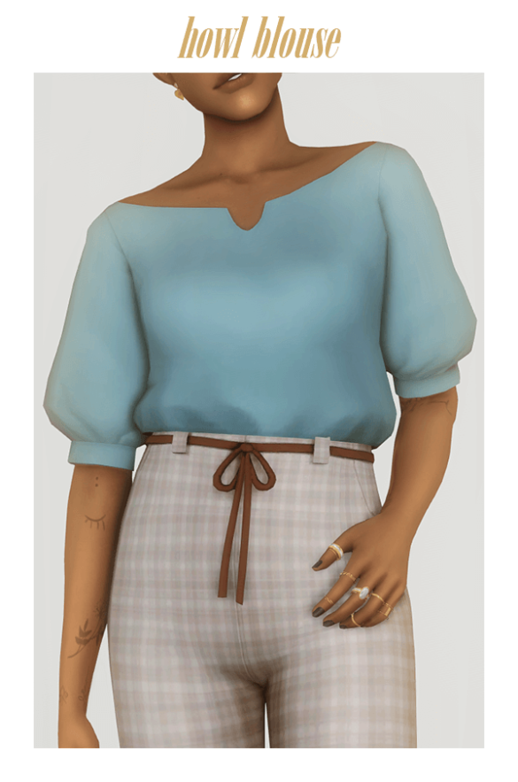 Sims 4 howl blouse