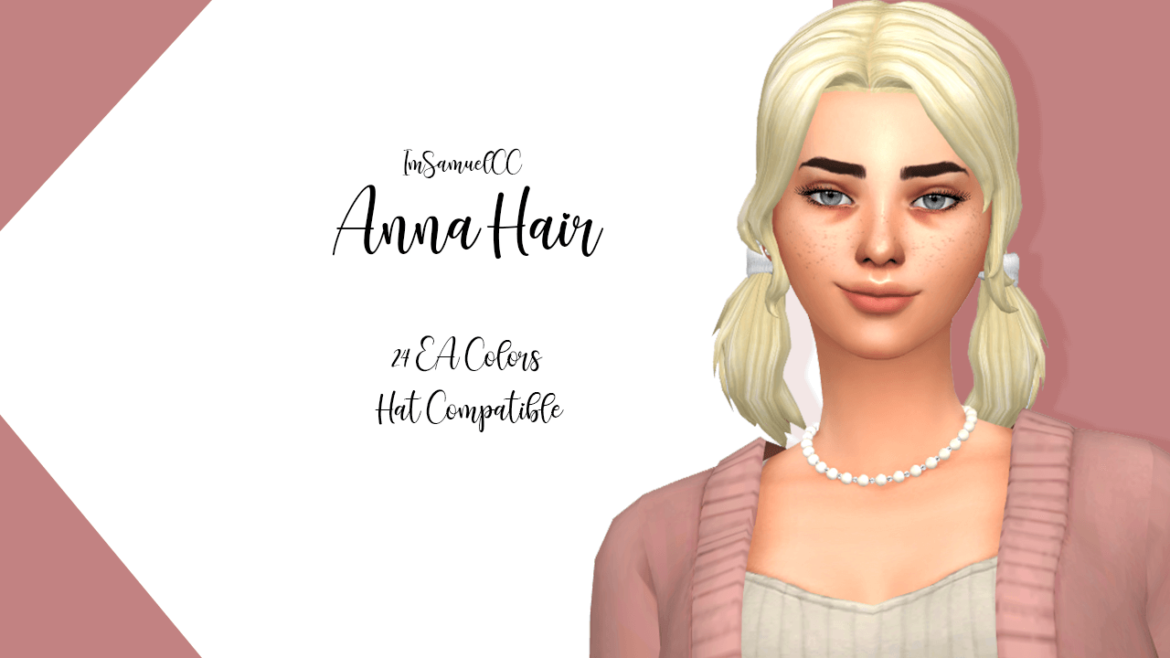 Sims 4 Anna Hair