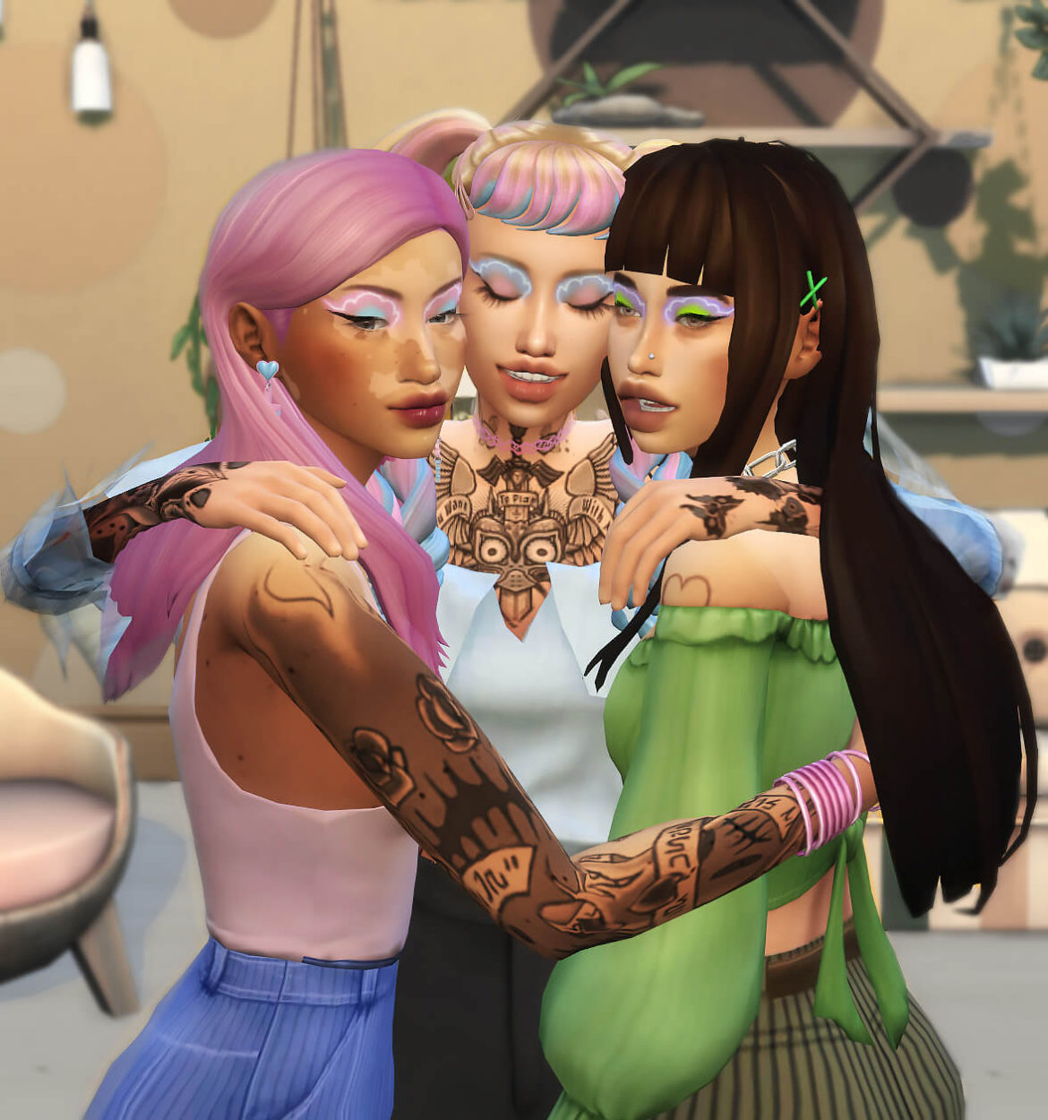 Clear Sky Eyeshadow For The Sims 4