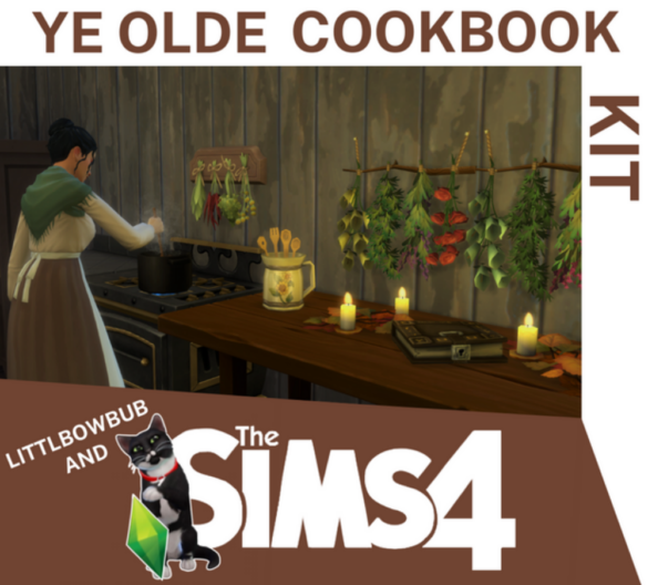 Sims 4 Olde Cookbook Kit