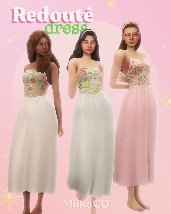 Sims 4 Redouté dress