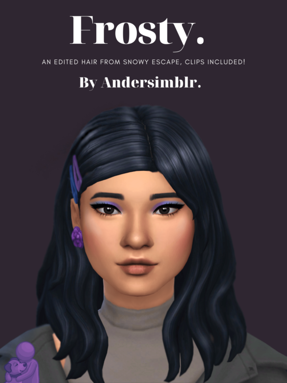 Sims 4 Frosty Maxis match Hair