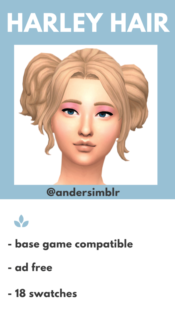 Sims 4 Harley Hair