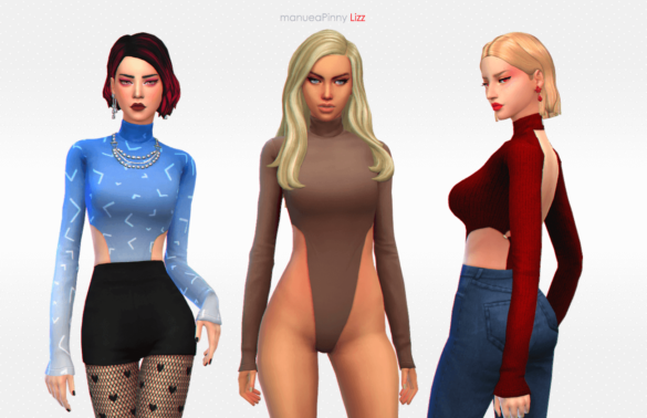 Sims 4 Indented bodysuit