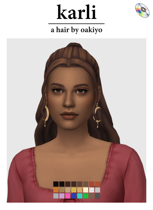 Sims 4 Karli Hair A Long Wavy