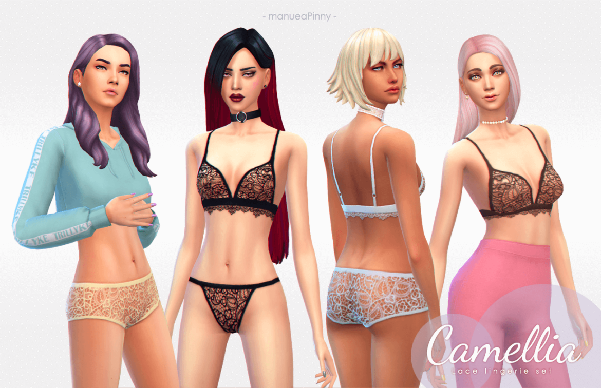 Sims 4 Lace lingerie set