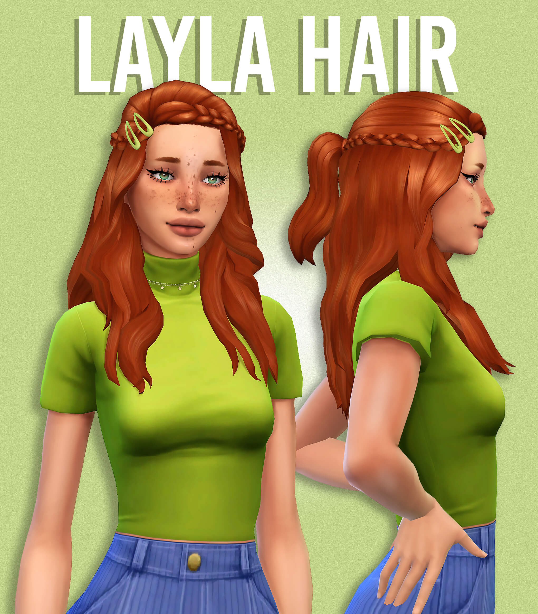 Sims 4 Layla Hair Micat Game