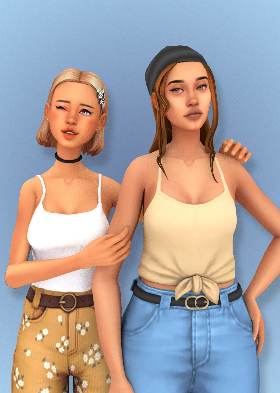 Sims 4 Lia and May hair