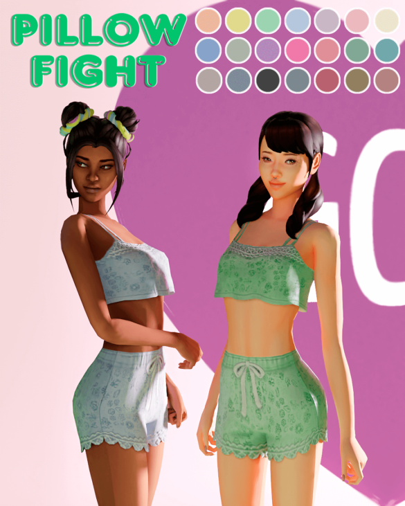 Sims 4 Maxis match sleepwear