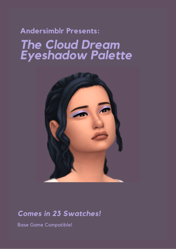 Sims 4 The Cloud Dream Eyeshadow